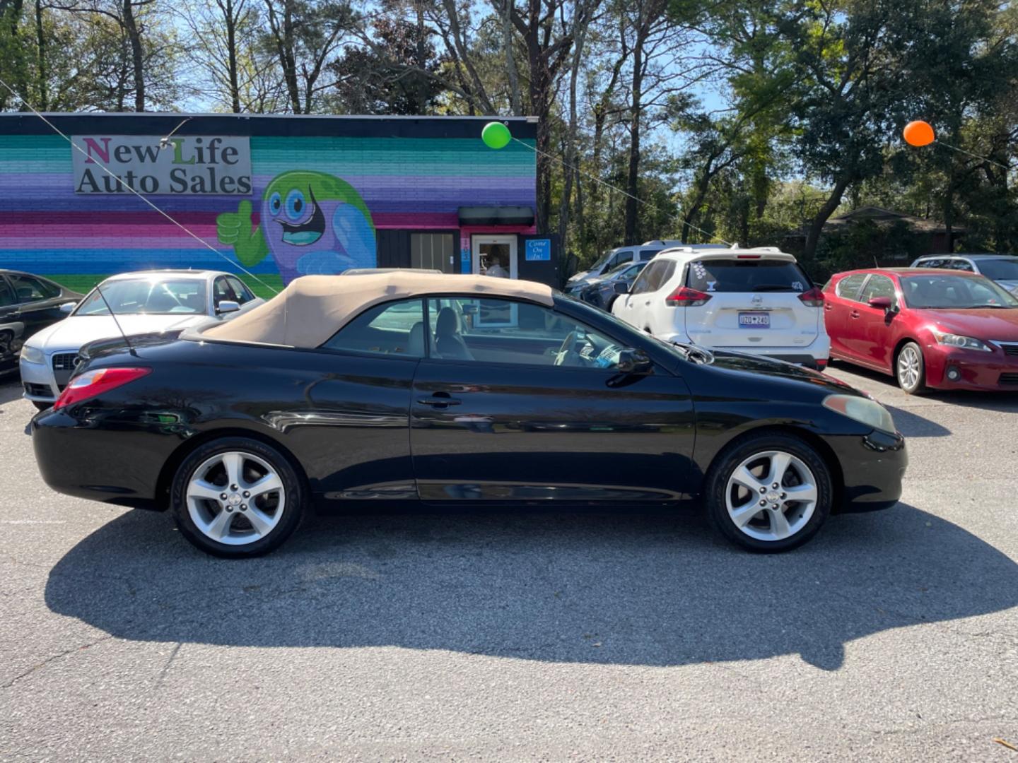 2006 BLACK TOYOTA CAMRY solaras (4T1FA38P26U) , Automatic transmission, located at 5103 Dorchester Rd., Charleston, SC, 29418-5607, (843) 767-1122, 36.245171, -115.228050 - Photo#7